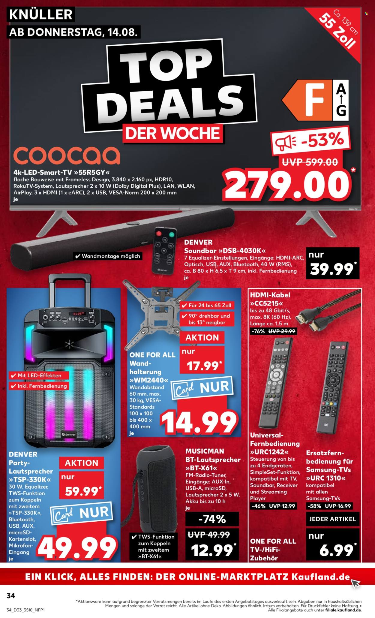 Kaufland Prospekte  - 14.08.2025 - 20.08.2025. Seite 34