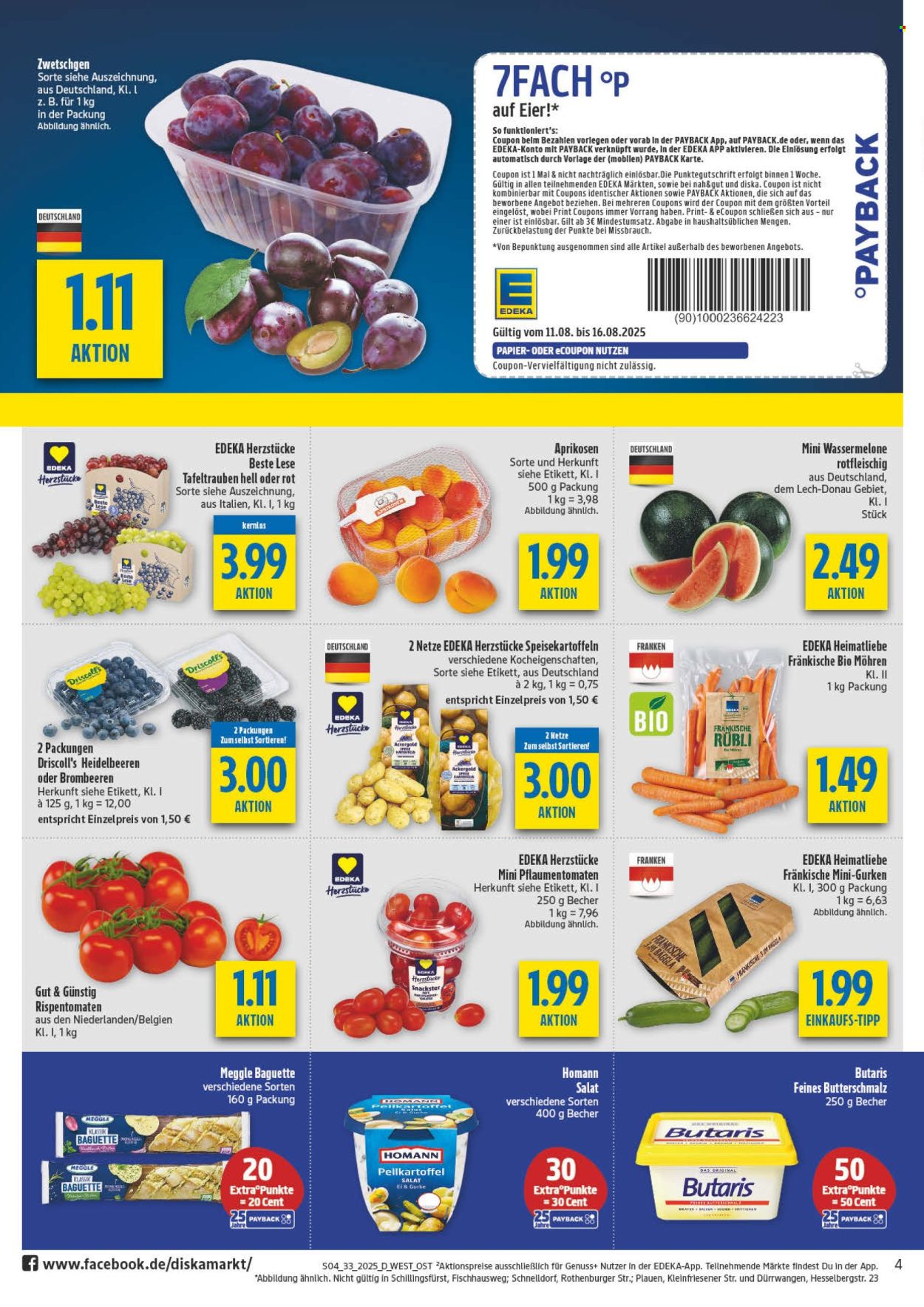 Diska Prospekte  - 11.08.2025 - 16.08.2025. Seite 4