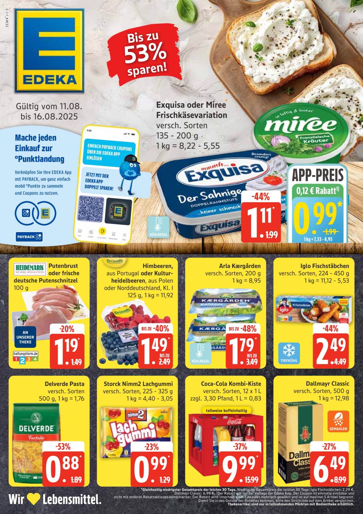 Edeka Prospekte  - 11.08.2025 - 16.08.2025. Seite 1