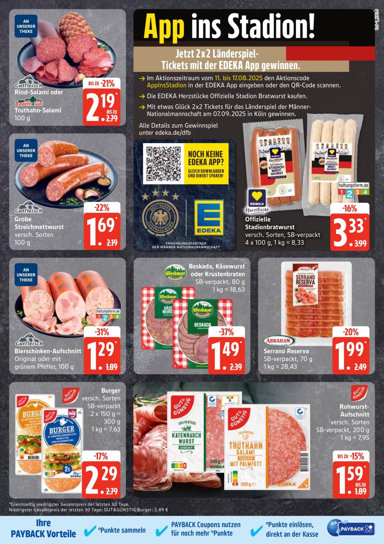 Edeka Prospekte  - 11.08.2025 - 16.08.2025. Seite 9