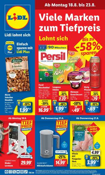 Prospekte Lidl - 18.08.2025 - 23.08.2025.
