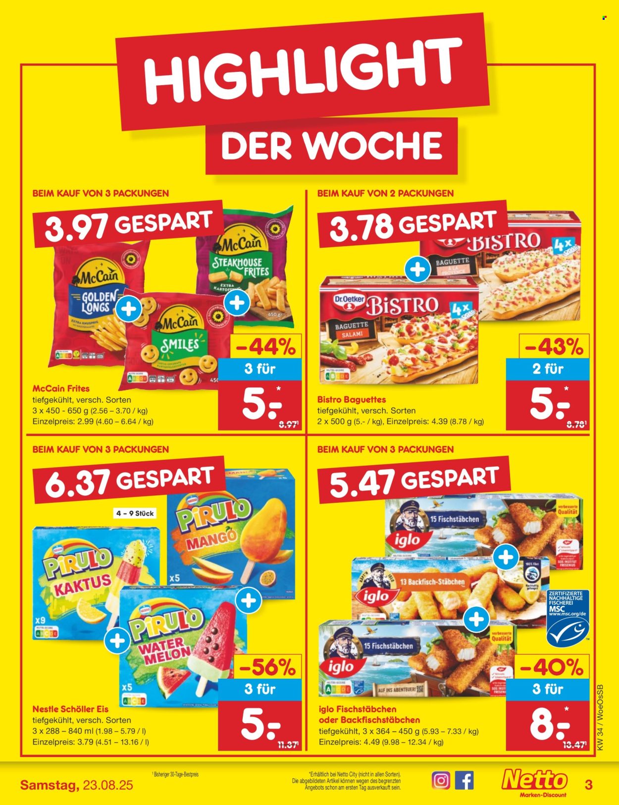 Netto Marken-Discount Prospekte  - 18.08.2025 - 23.08.2025. Seite 3