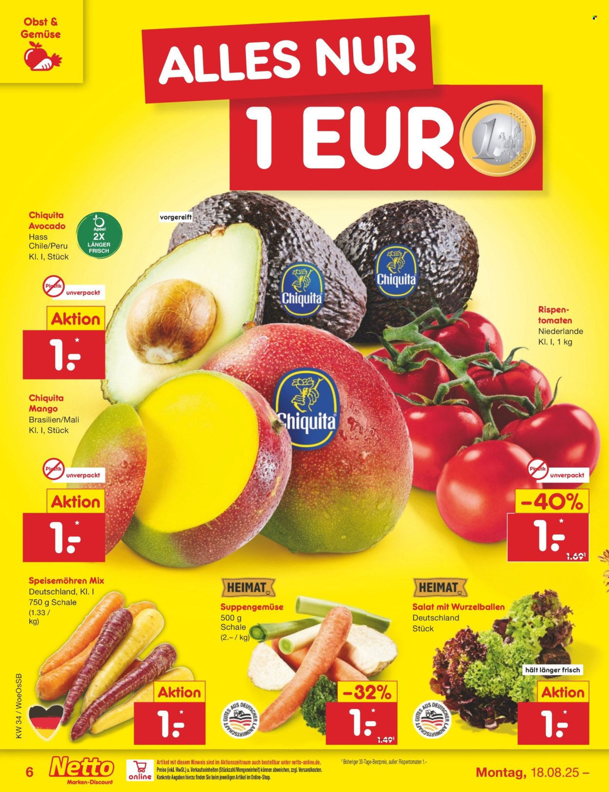 Netto Marken-Discount Prospekte  - 18.08.2025 - 23.08.2025. Seite 6