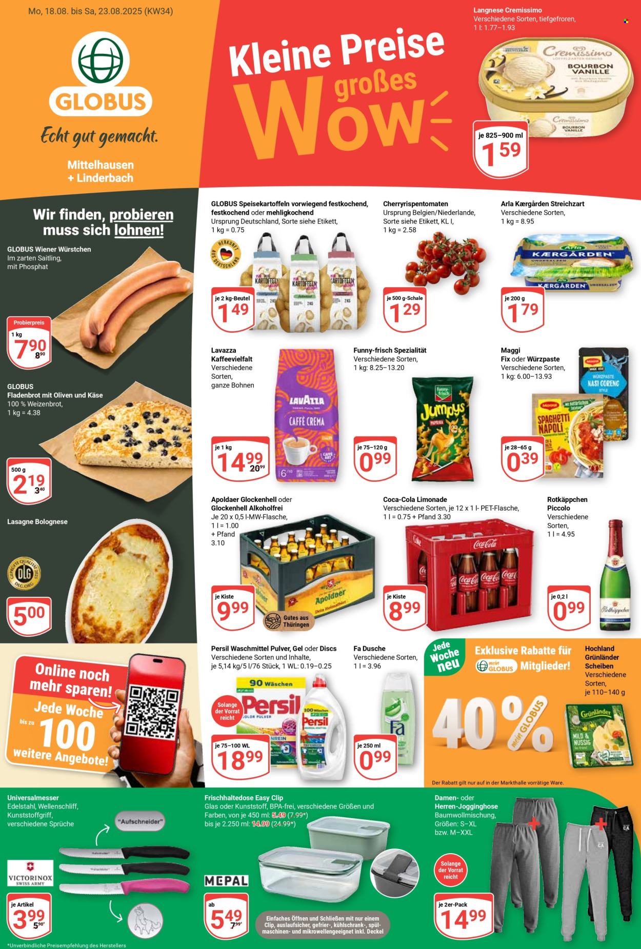 Globus Prospekte  - 18.08.2025 - 23.08.2025. Seite 1