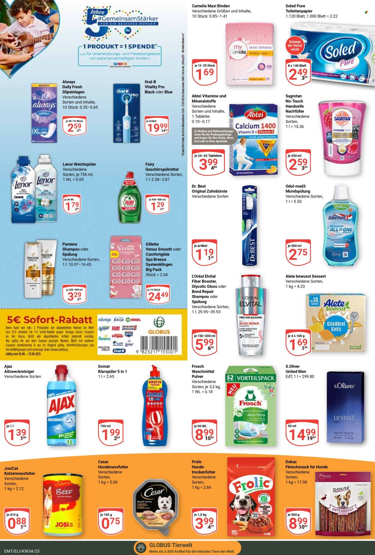 Globus Prospekte  - 18.08.2025 - 23.08.2025. Seite 19