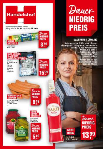 Prospekte Handelshof - 21.08.2025 - 3.09.2025.