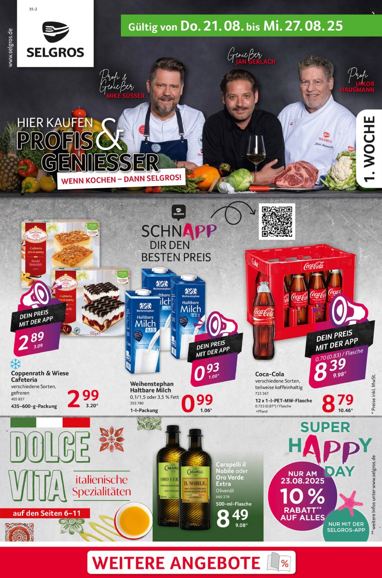 Selgros Prospekte  - 21.08.2025 - 27.08.2025. Seite 1