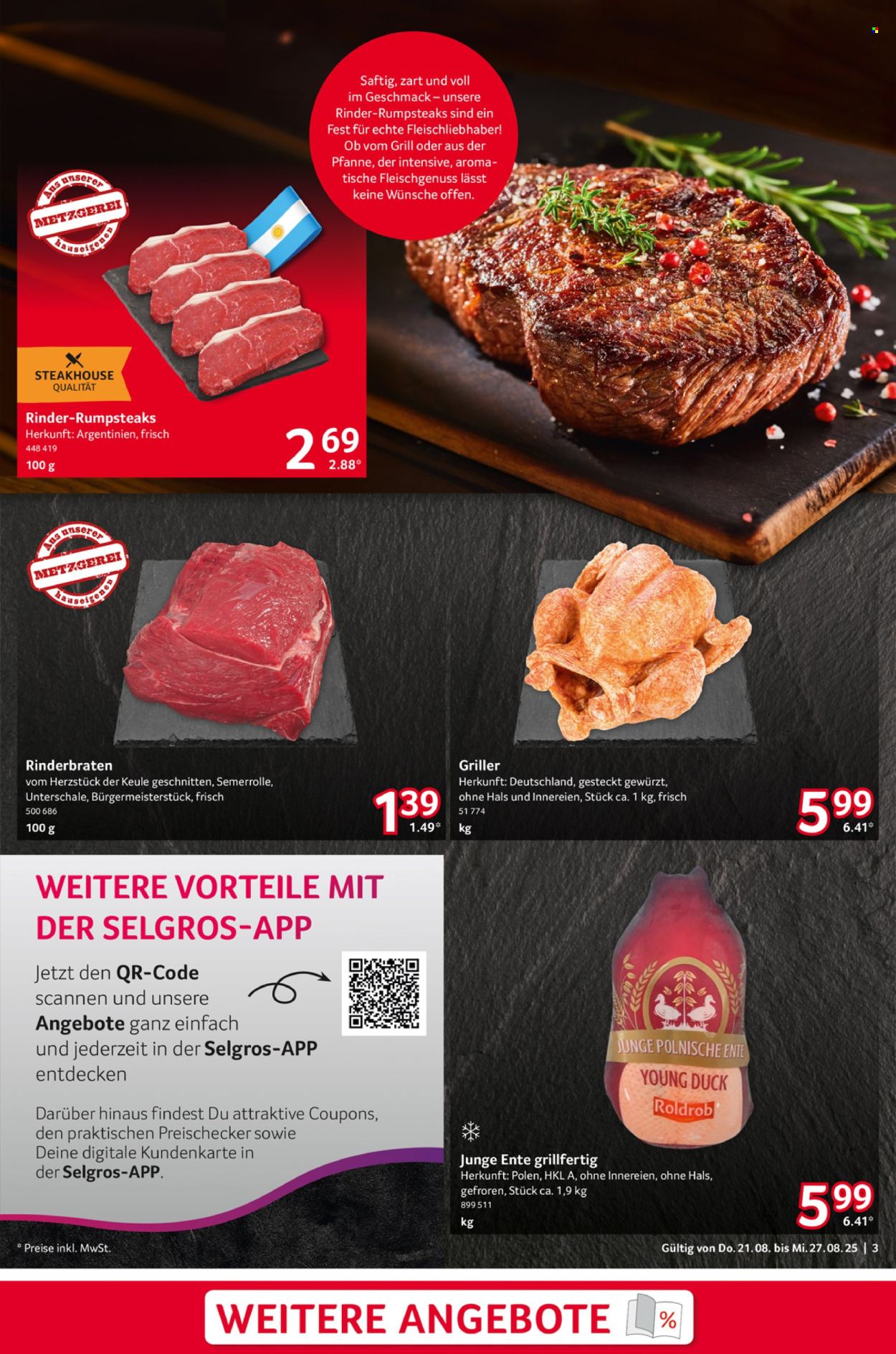 Selgros Prospekte  - 21.08.2025 - 27.08.2025. Seite 3