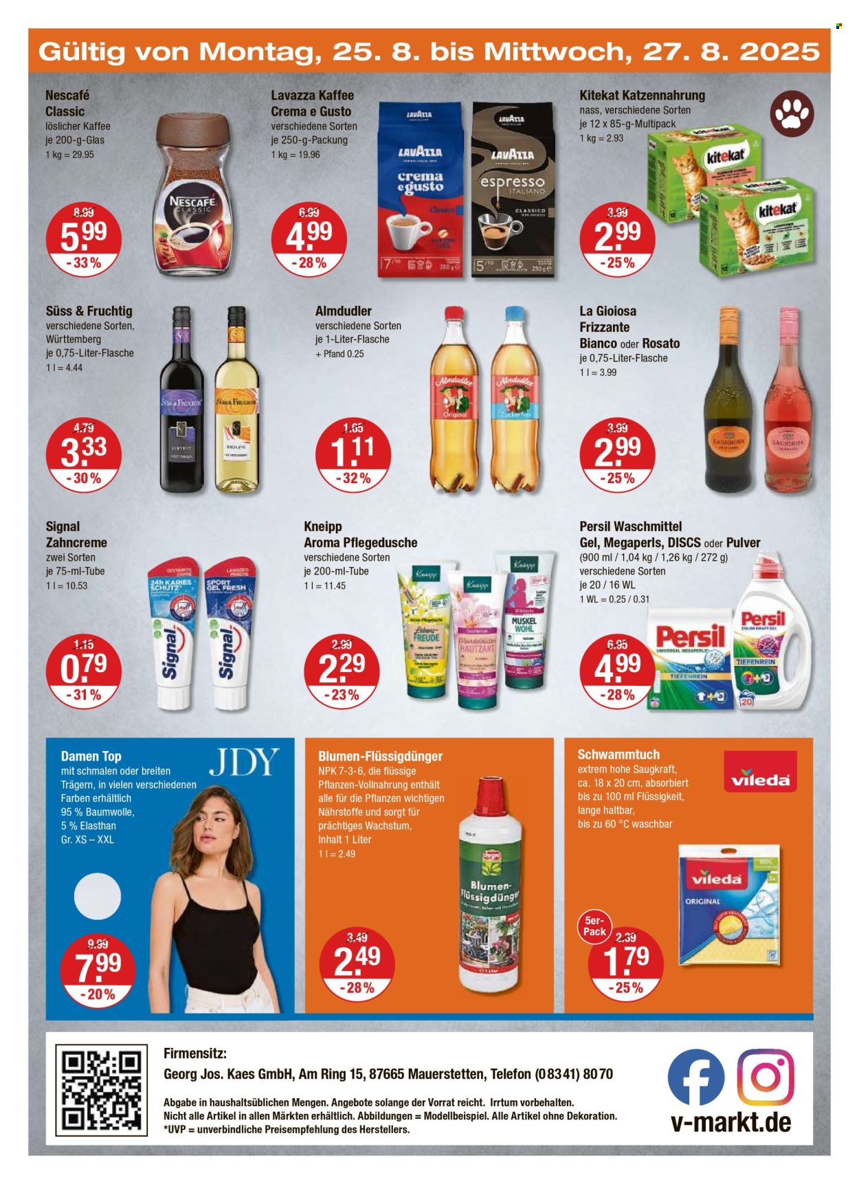 V-Markt Prospekte  - 21.08.2025 - 27.08.2025. Seite 20
