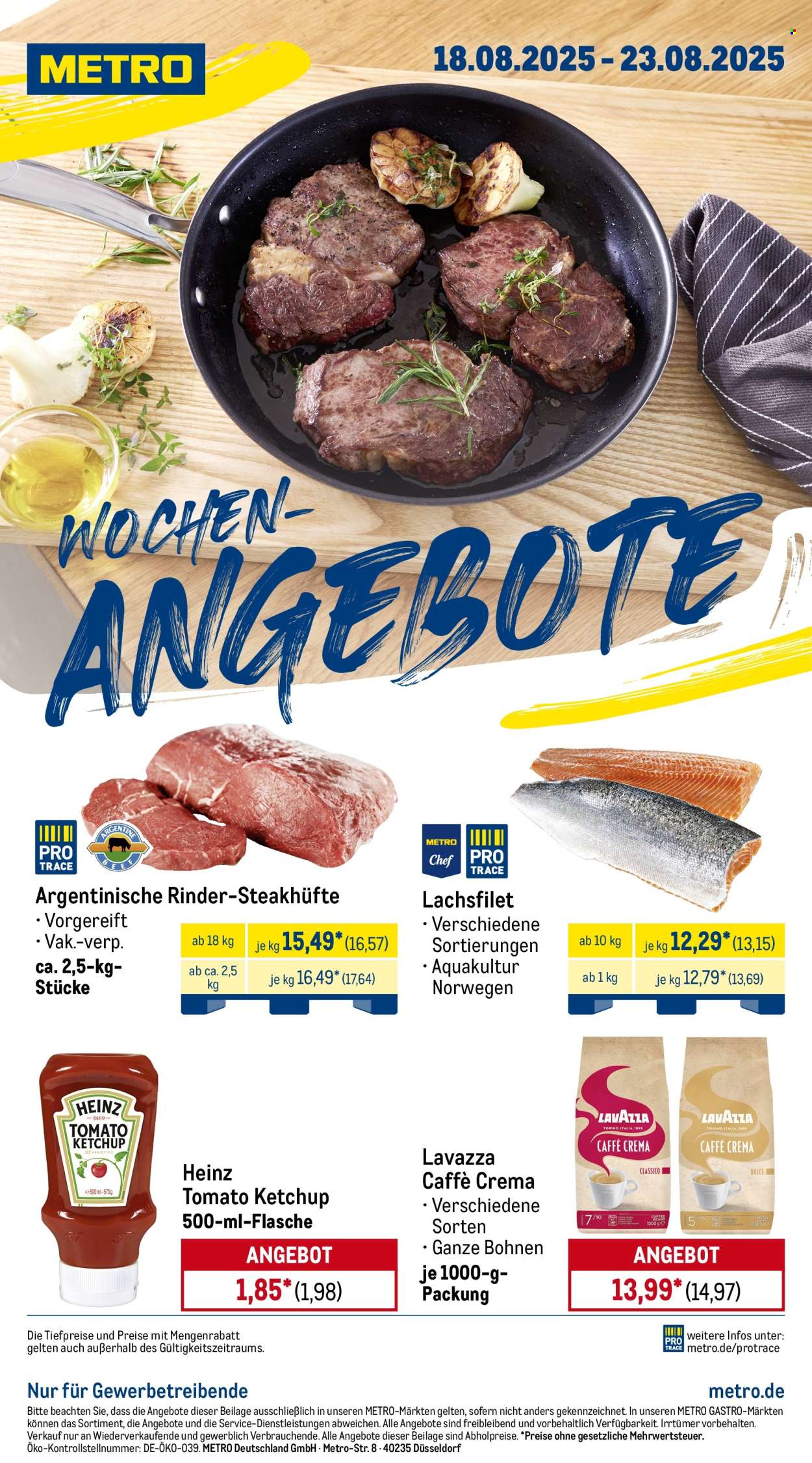 Metro Prospekte  - 18.08.2025 - 23.08.2025. Seite 1