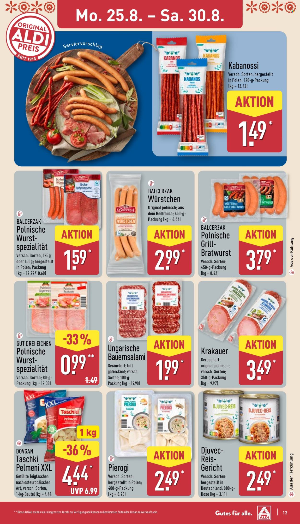 ALDI Nord Prospekte  - 25.08.2025 - 30.08.2025. Seite 13