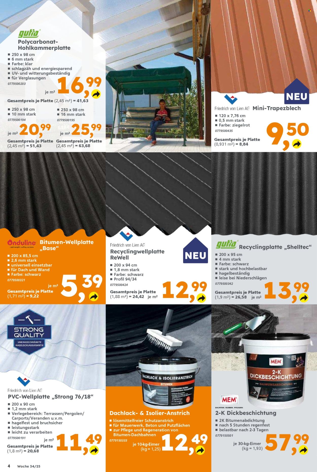 Globus Baumarkt Prospekte  - 18.08.2025 - 23.08.2025. Seite 4