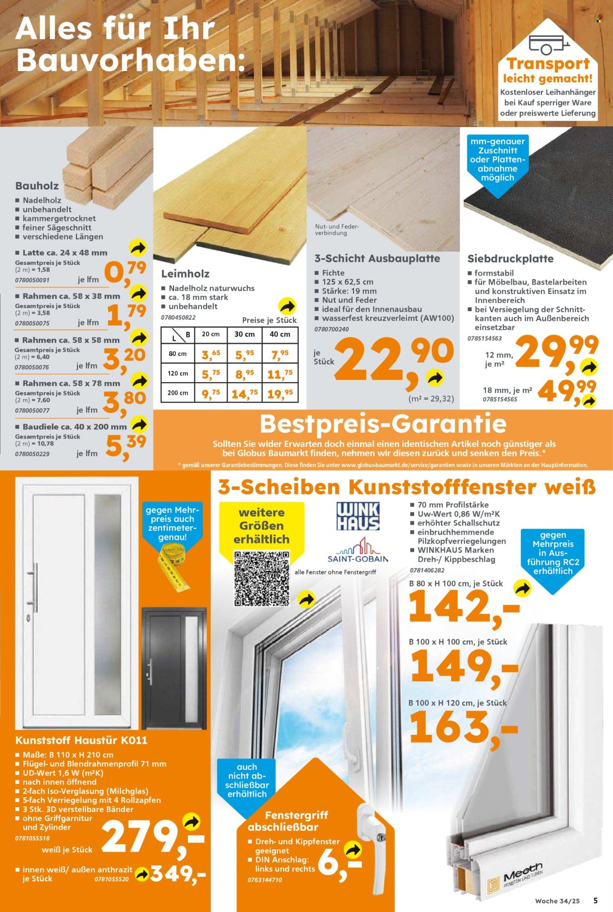 Globus Baumarkt Prospekte  - 18.08.2025 - 23.08.2025. Seite 5