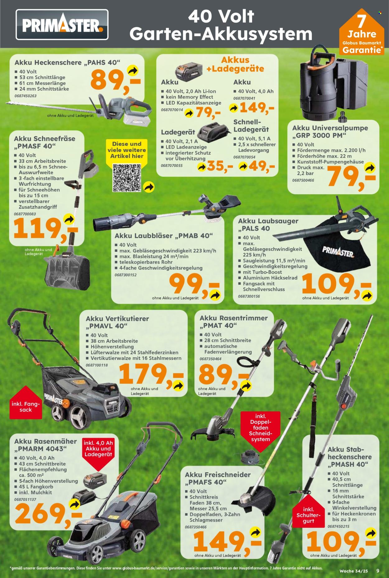 Globus Baumarkt Prospekte  - 18.08.2025 - 23.08.2025. Seite 9