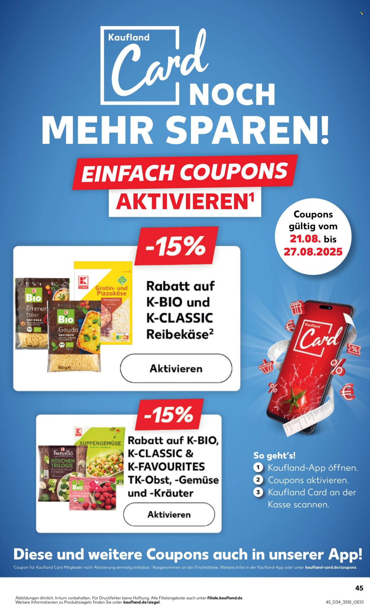 Kaufland Prospekte  - 21.08.2025 - 27.08.2025. Seite 45