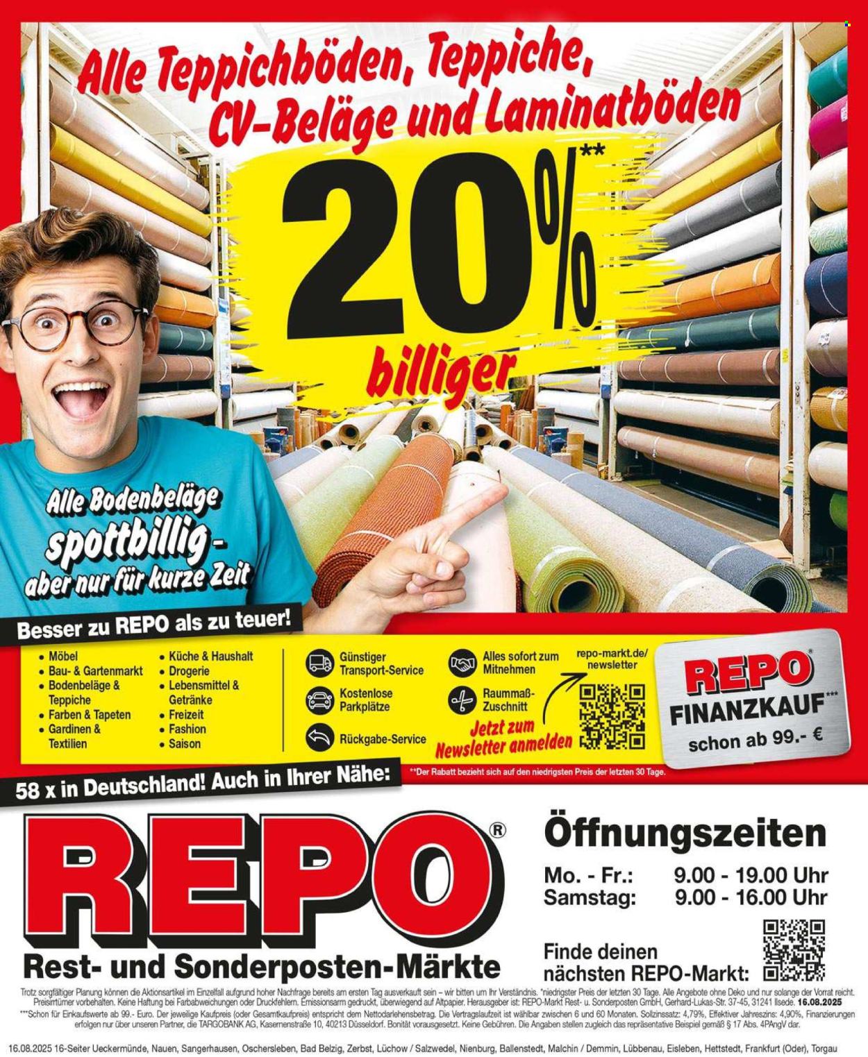 Repo Prospekte  - 18.08.2025 - 23.08.2025. Seite 16