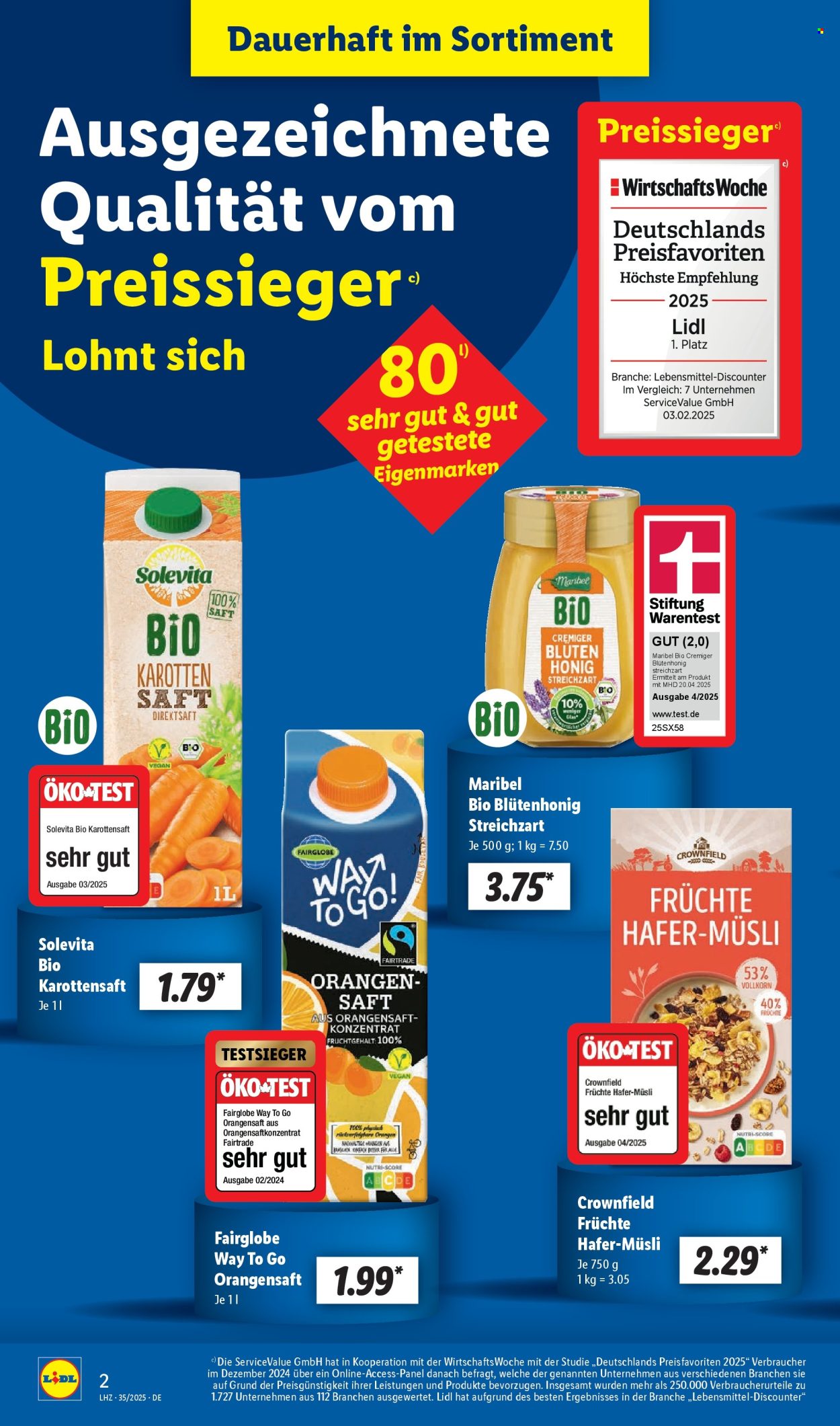 Lidl Prospekte  - 25.08.2025 - 30.08.2025. Seite 2