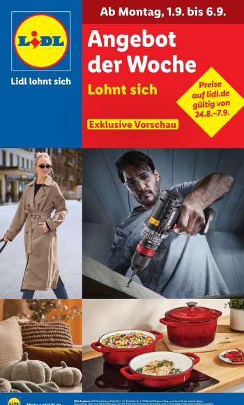 Prospekte Lidl - 1.09.2025 - 6.09.2025.