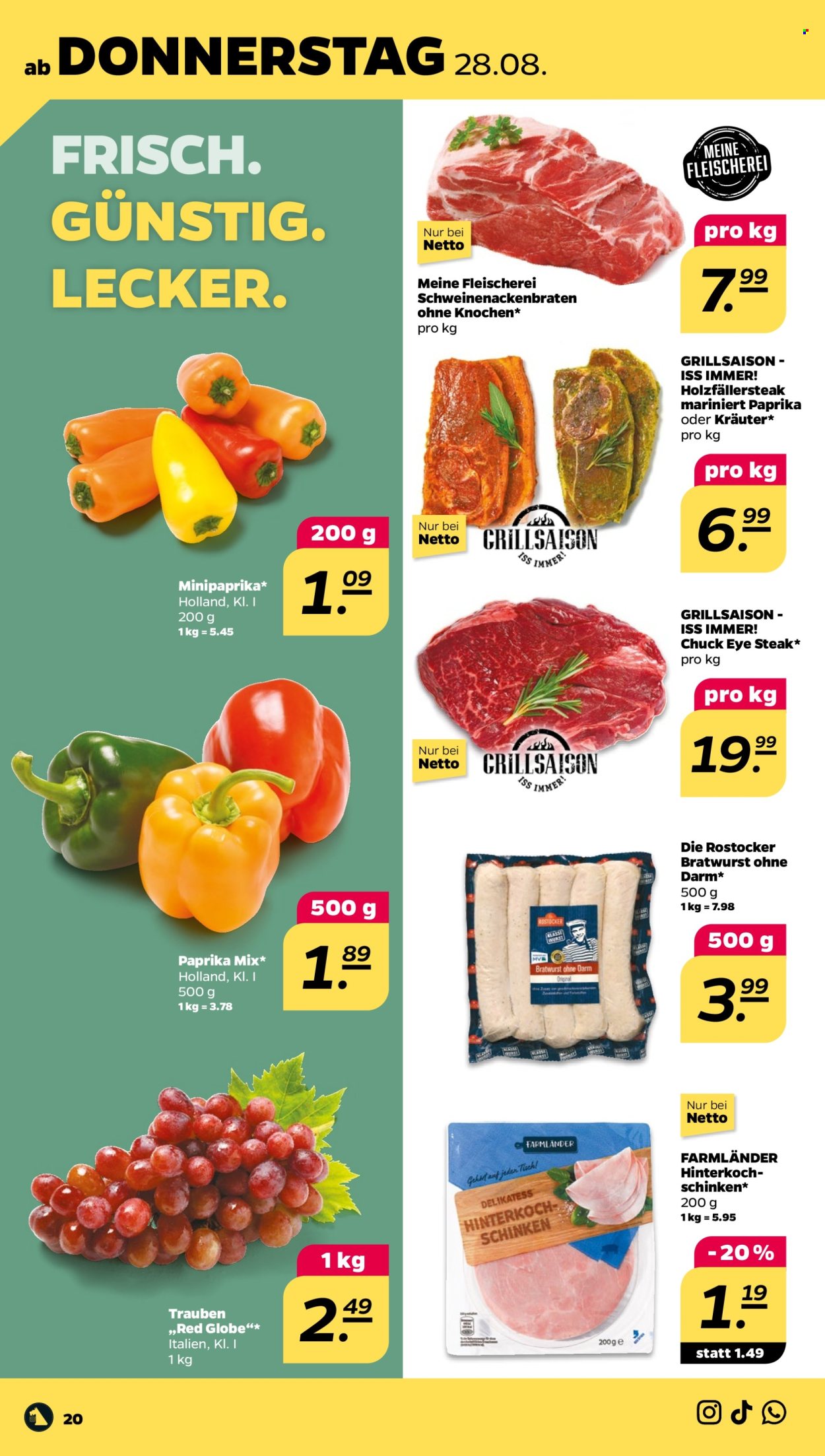 Netto Prospekte  - 25.08.2025 - 30.08.2025. Seite 20