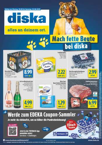 Prospekte Diska - 18.08.2025 - 23.08.2025.