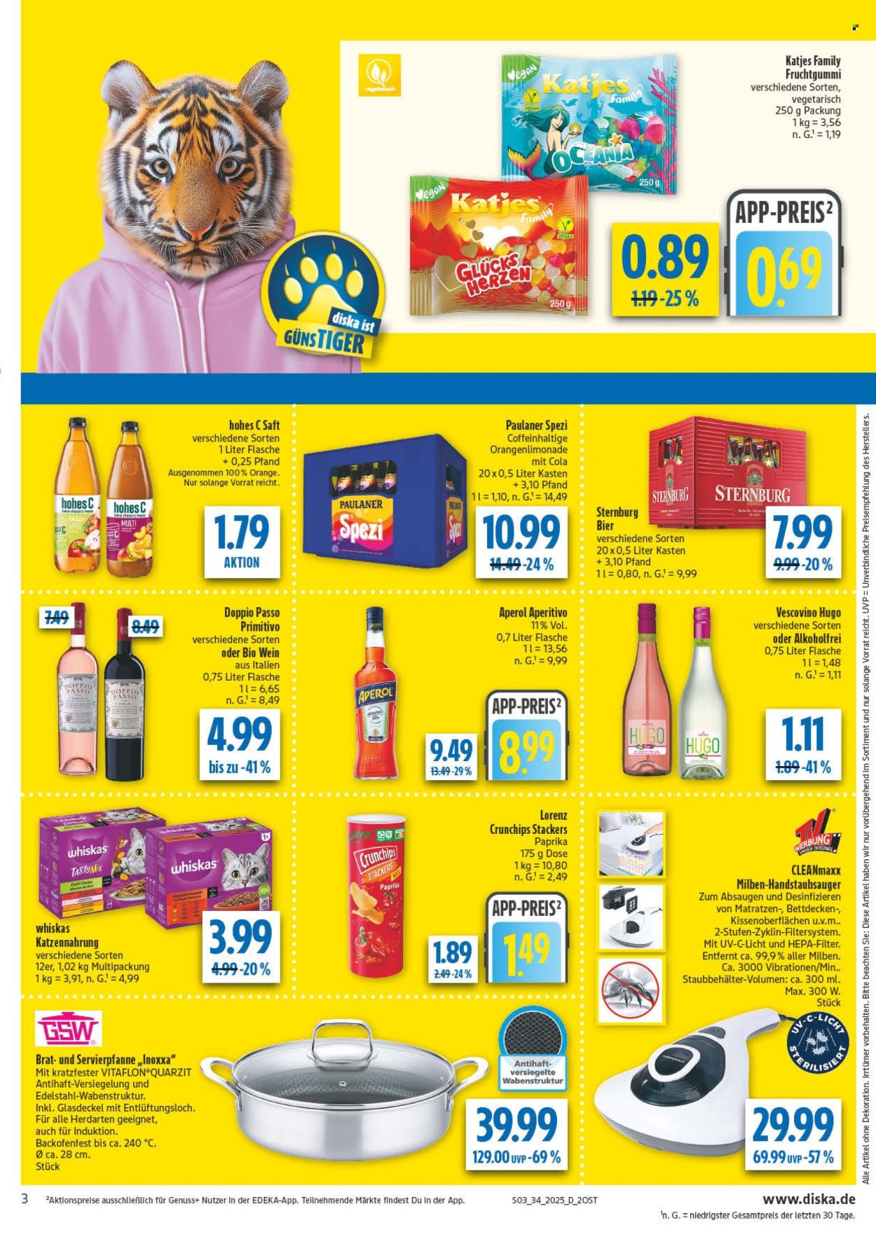 Diska Prospekte  - 18.08.2025 - 23.08.2025. Seite 3