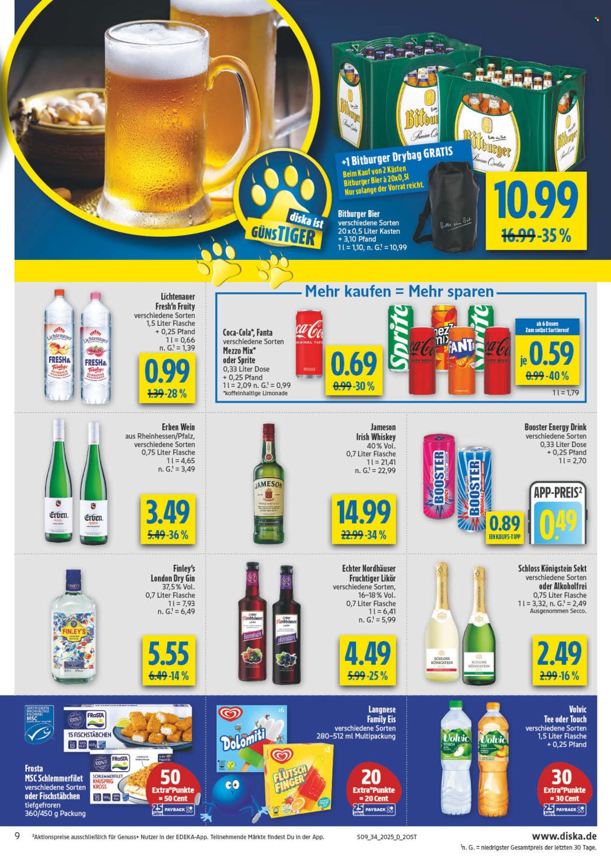 Diska Prospekte  - 18.08.2025 - 23.08.2025. Seite 9