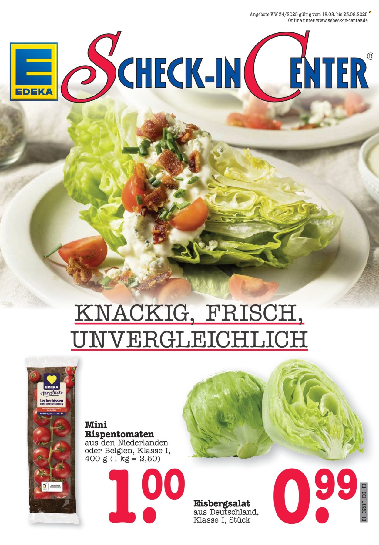 Scheck-in Prospekte  - 18.08.2025 - 23.08.2025. Seite 1