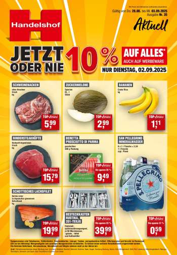 Prospekte Handelshof - 28.08.2025 - 3.09.2025.