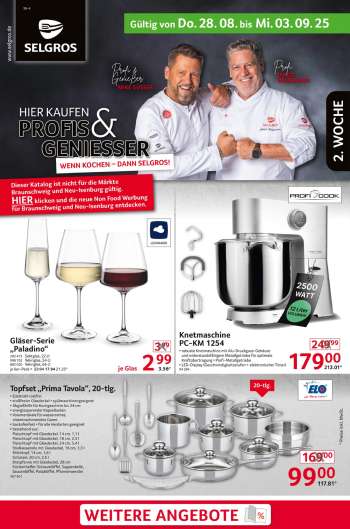 Prospekte Selgros - 28.08.2025 - 3.09.2025.