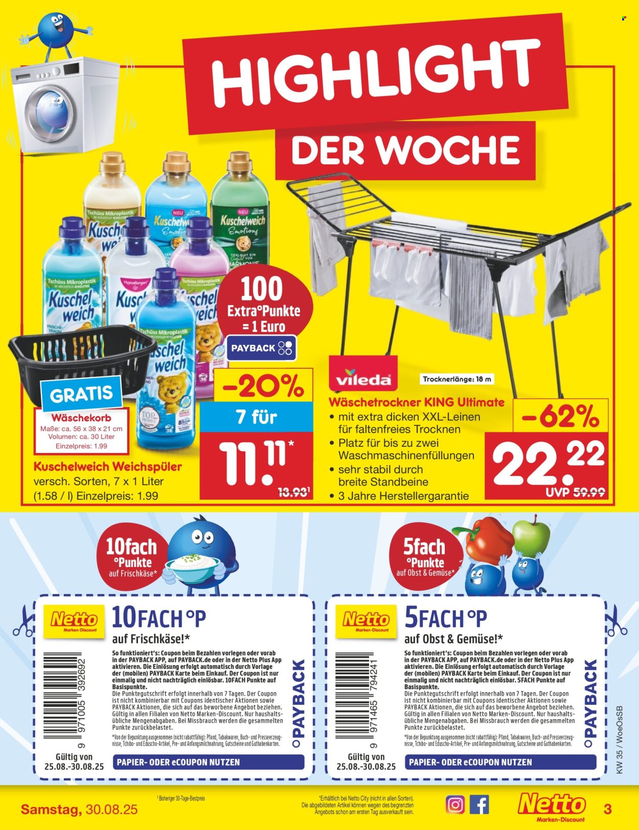 Netto Marken-Discount Prospekte  - 25.08.2025 - 30.08.2025. Seite 3