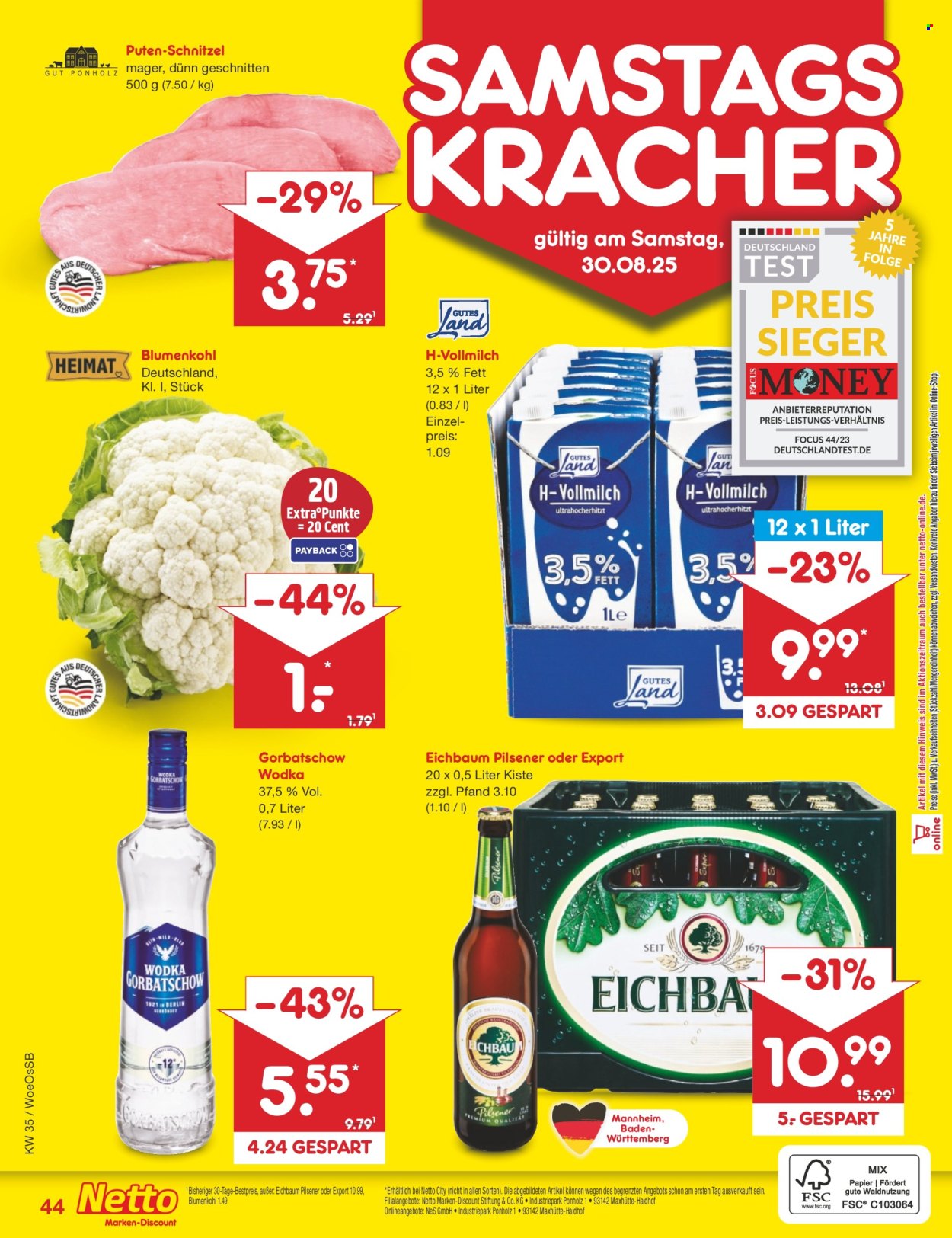 Netto Marken-Discount Prospekte  - 25.08.2025 - 30.08.2025. Seite 64