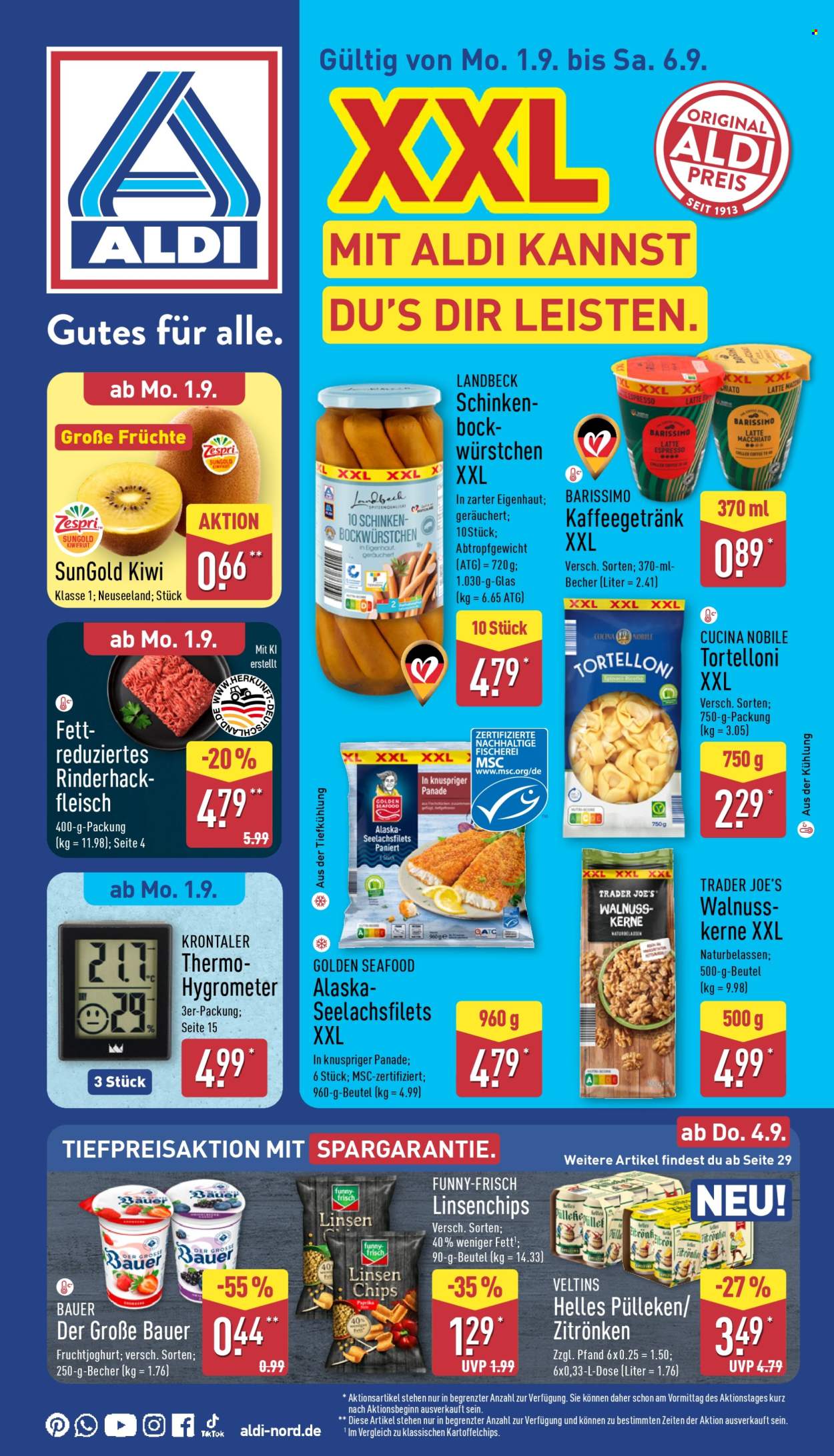 ALDI Nord Prospekte  - 1.09.2025 - 6.09.2025. Seite 1