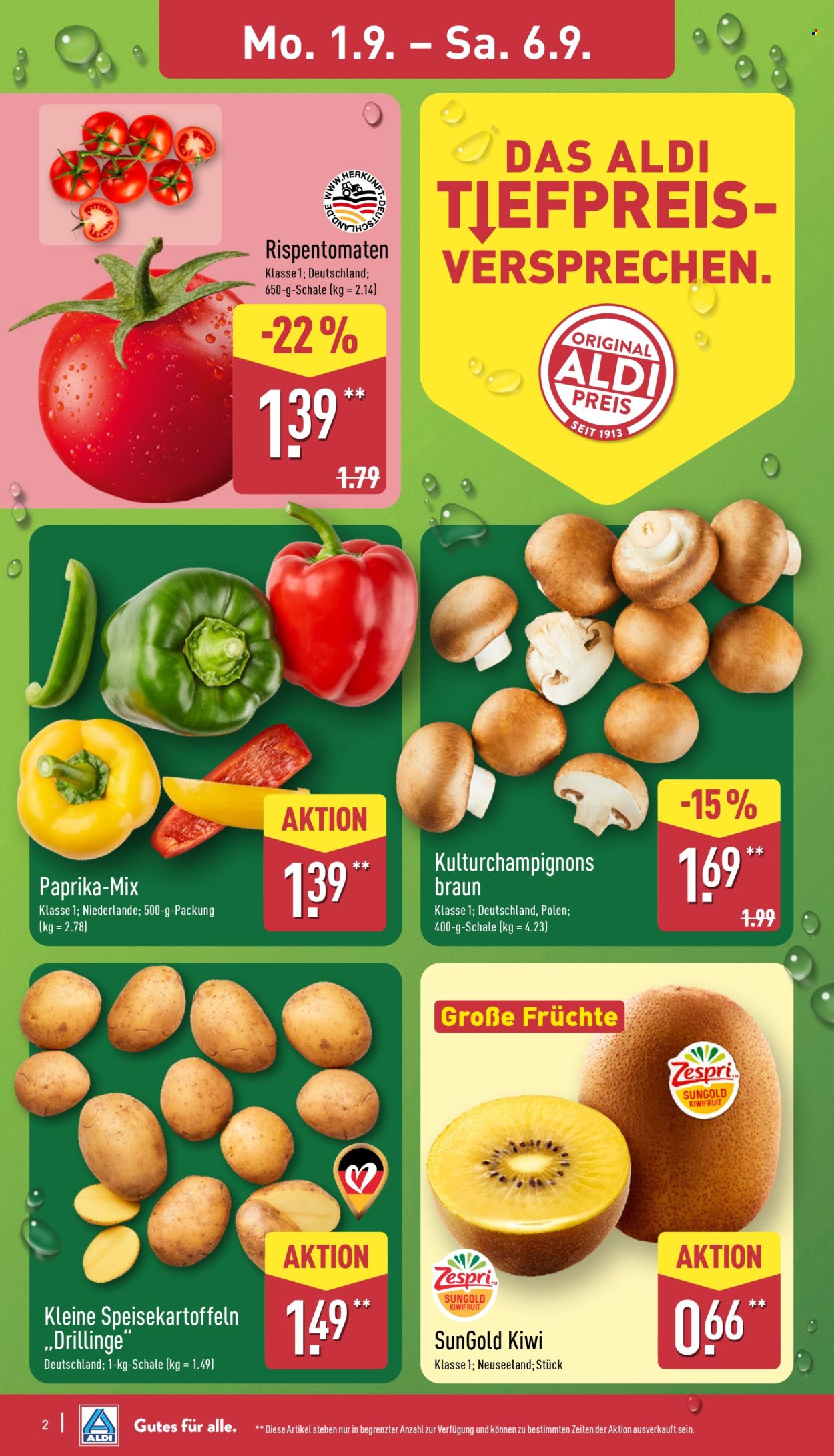 ALDI Nord Prospekte  - 1.09.2025 - 6.09.2025. Seite 2
