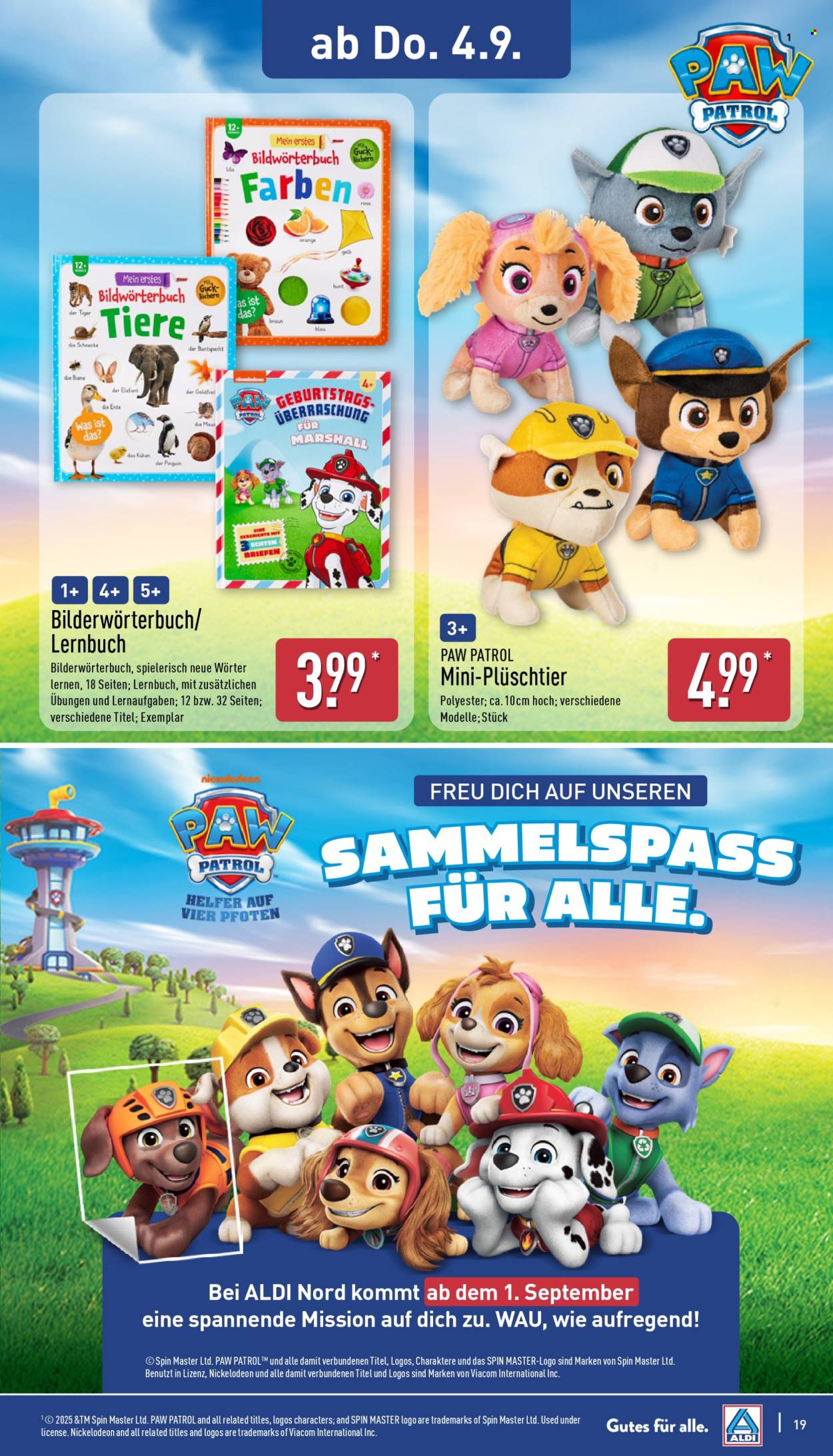 ALDI Nord Prospekte  - 1.09.2025 - 6.09.2025. Seite 19
