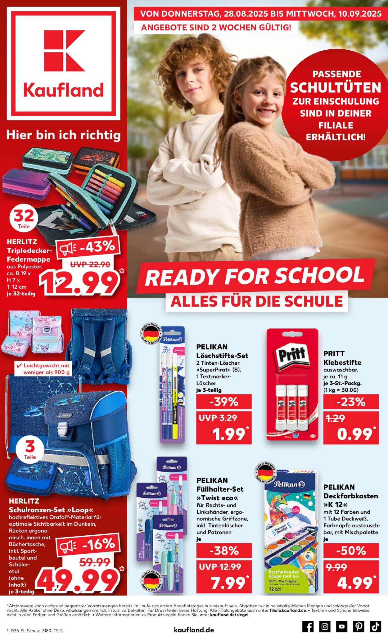 Kaufland Prospekte  - 28.08.2025 - 10.09.2025. Seite 1