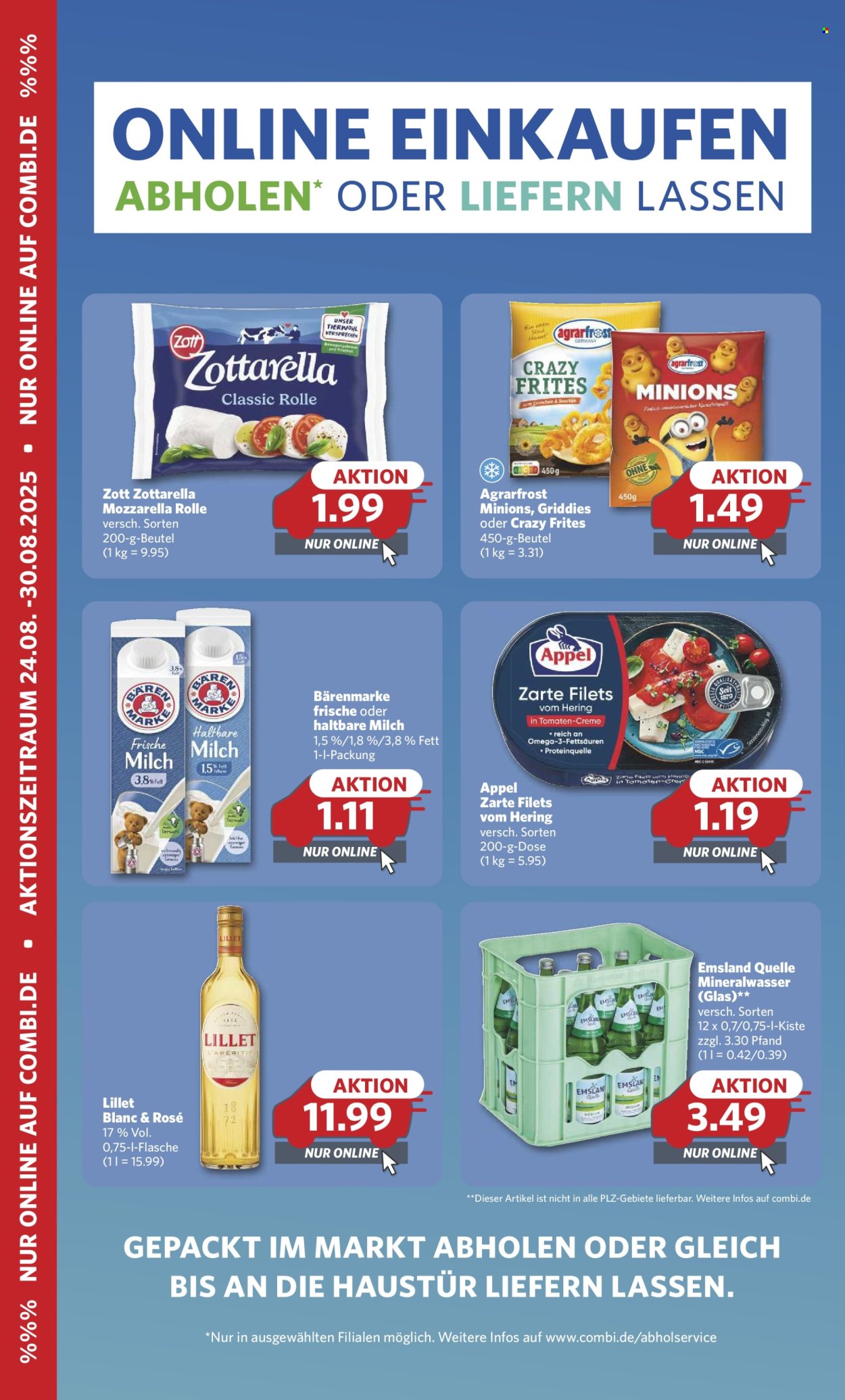 Combi Prospekte  - 24.08.2025 - 30.08.2025. Seite 1