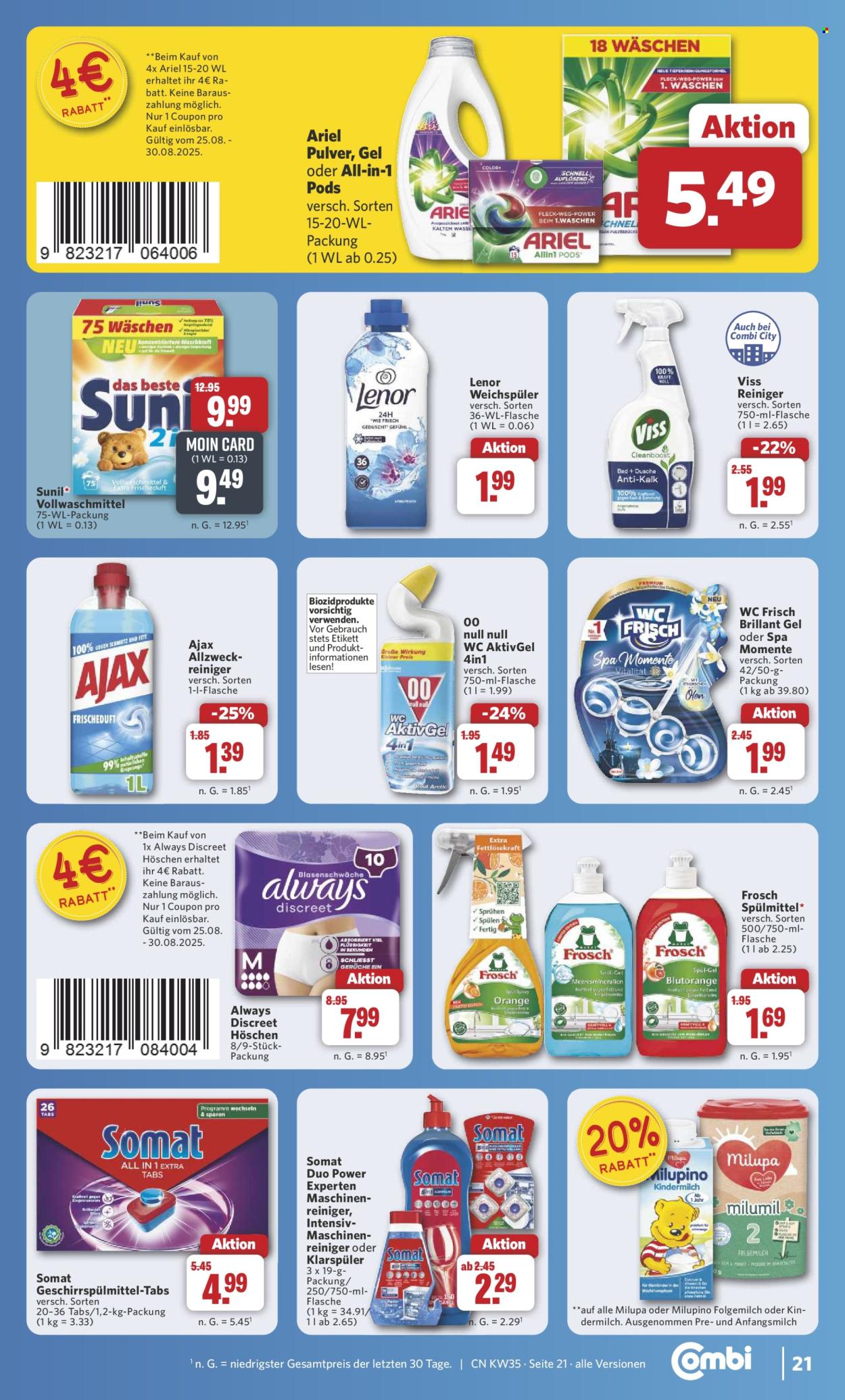 Combi Prospekte  - 25.08.2025 - 30.08.2025. Seite 28