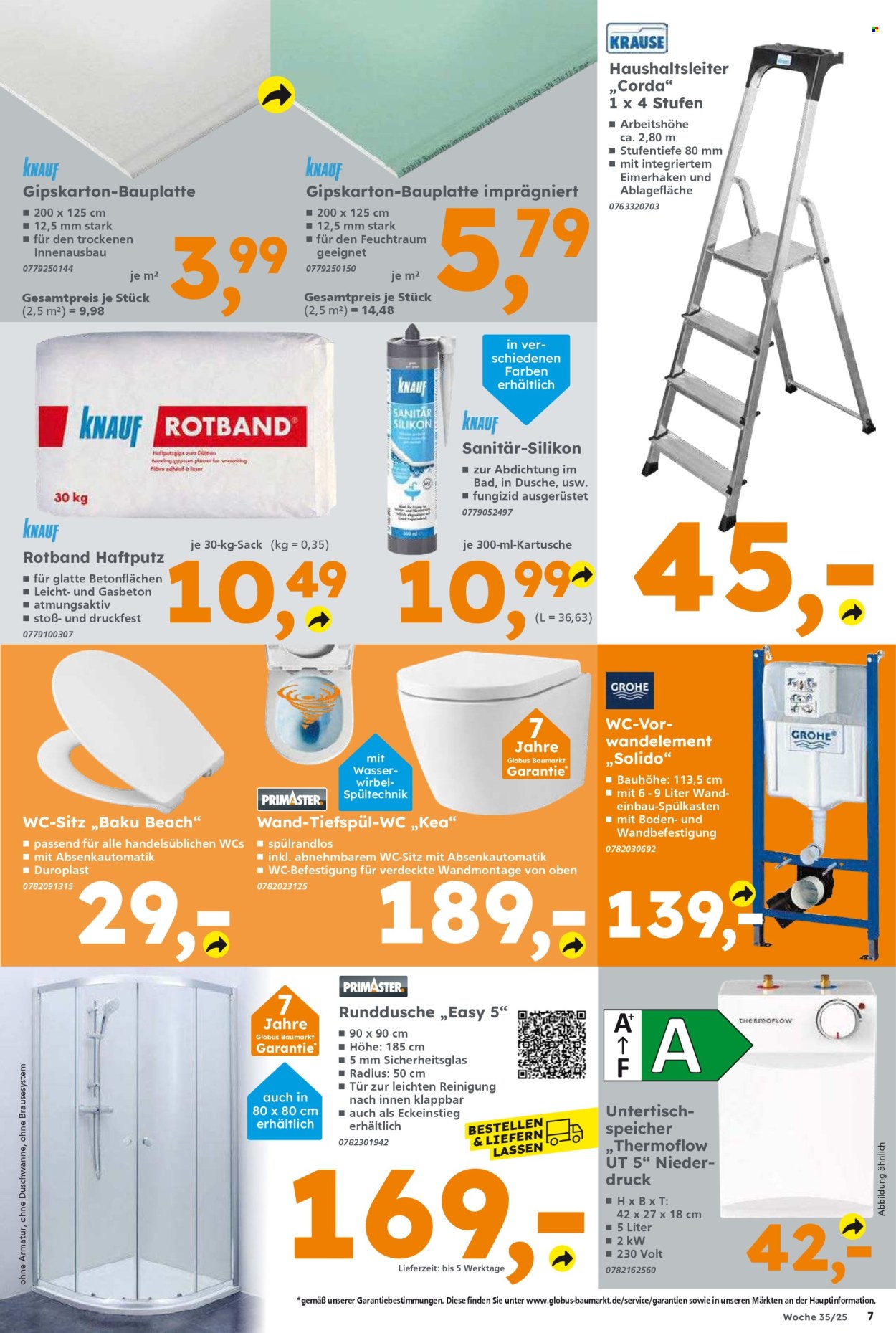 Globus Baumarkt Prospekte  - 25.08.2025 - 30.08.2025. Seite 7