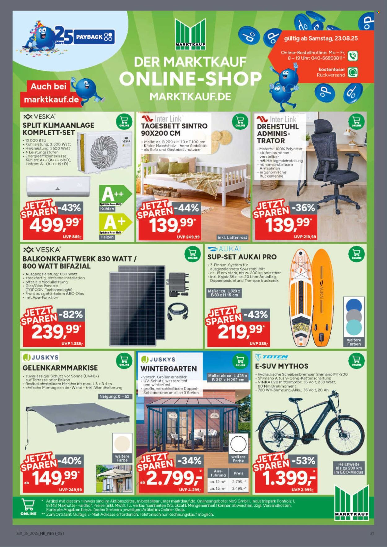 Marktkauf Prospekte  - 25.08.2025 - 30.08.2025. Seite 31