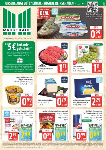 Prospekte Marktkauf - 25.08.2025 - 30.08.2025.