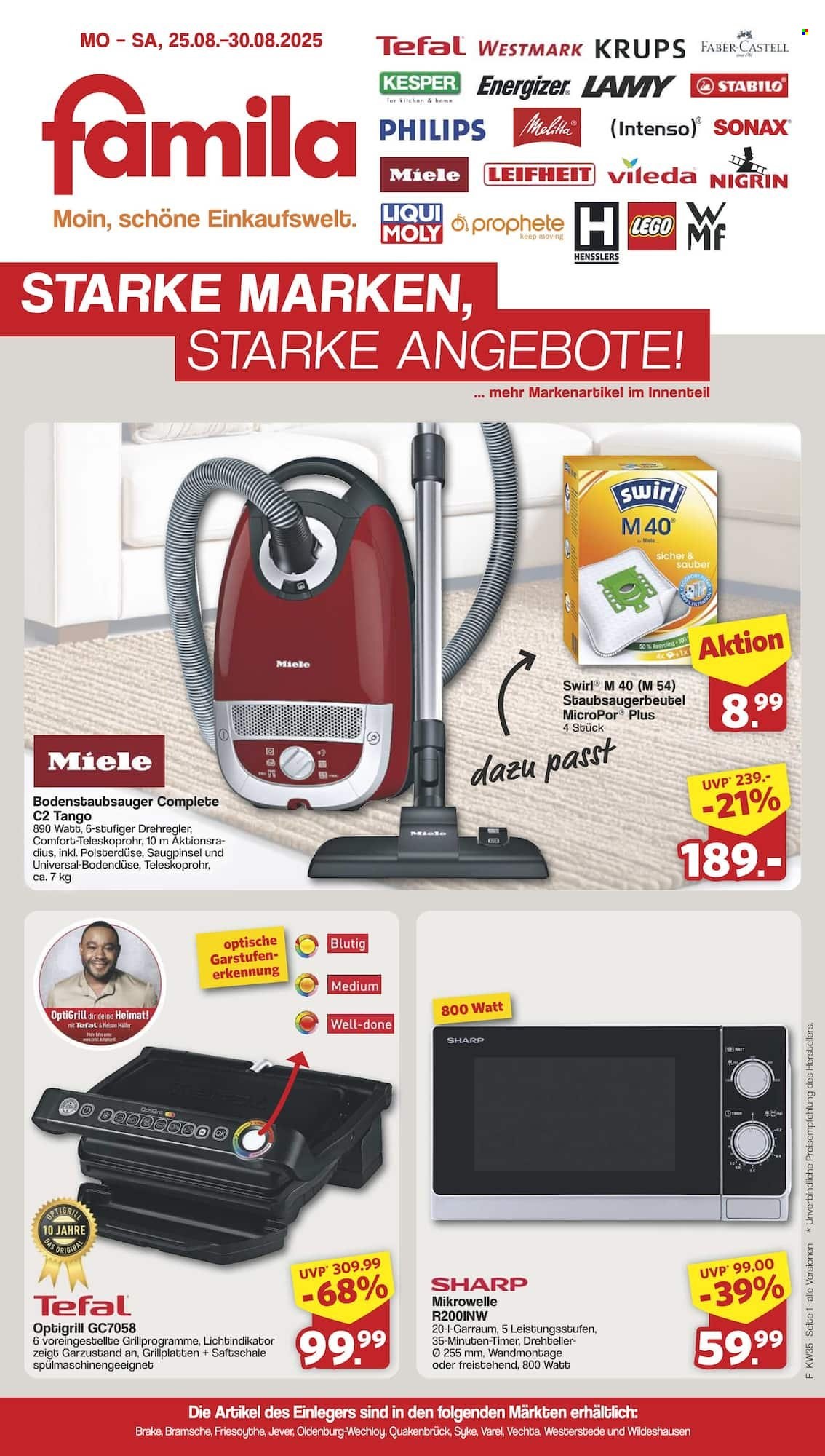 famila Prospekte  - 25.08.2025 - 30.08.2025. Seite 1