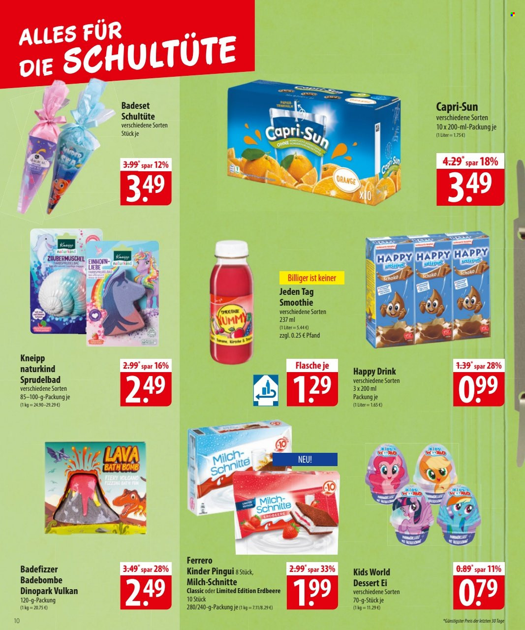 famila Prospekte  - 25.08.2025 - 6.09.2025. Seite 10