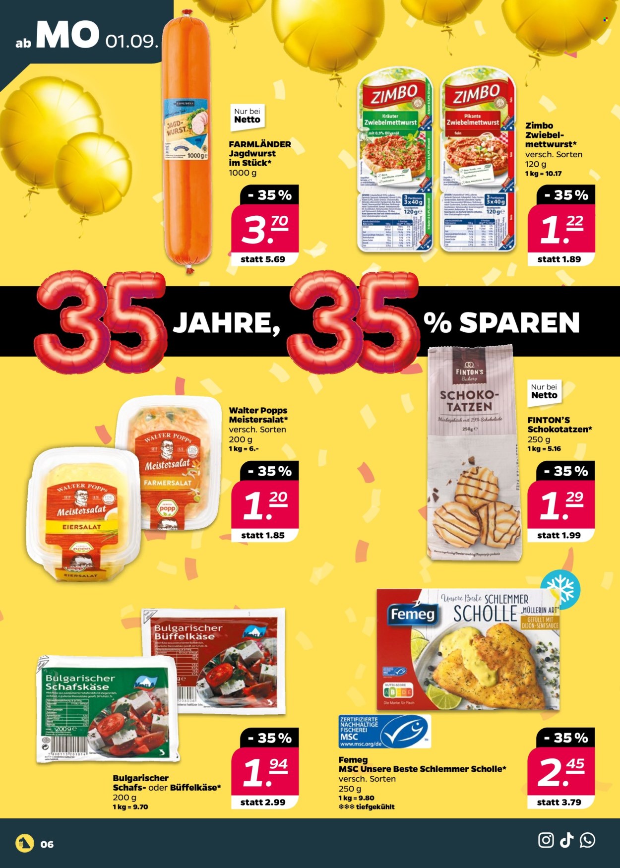 Netto Prospekte  - 1.09.2025 - 6.09.2025. Seite 6