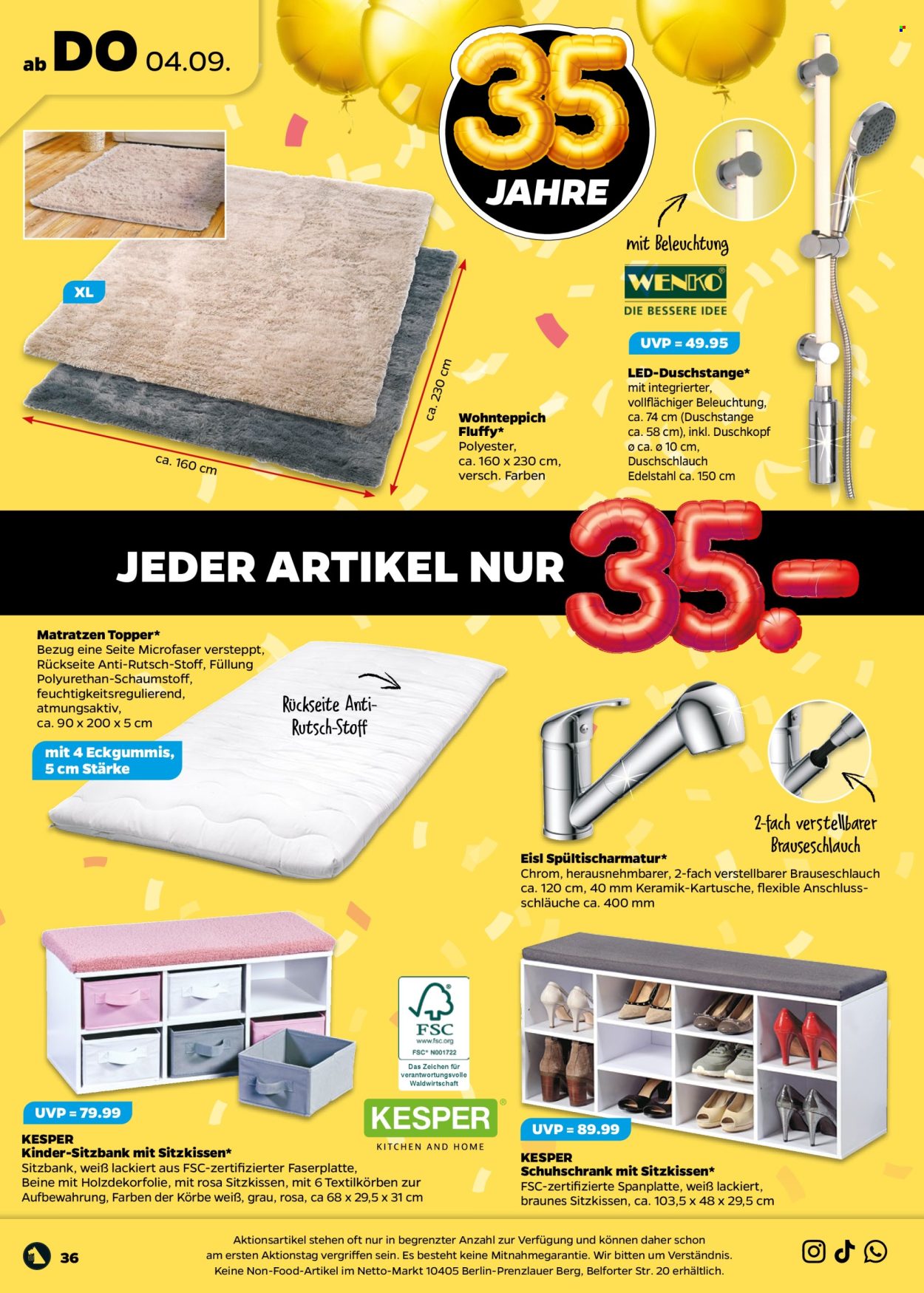 Netto Prospekte  - 1.09.2025 - 6.09.2025. Seite 36