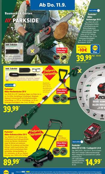 thumbnail - PARKSIDE® Akku-Hochentaster 20 V