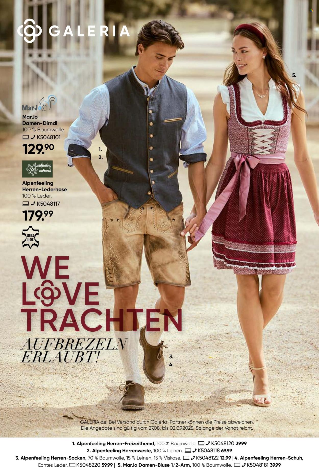 GALERIA Karstadt Kaufhof Prospekte  - 27.08.2025 - 2.09.2025. Seite 1