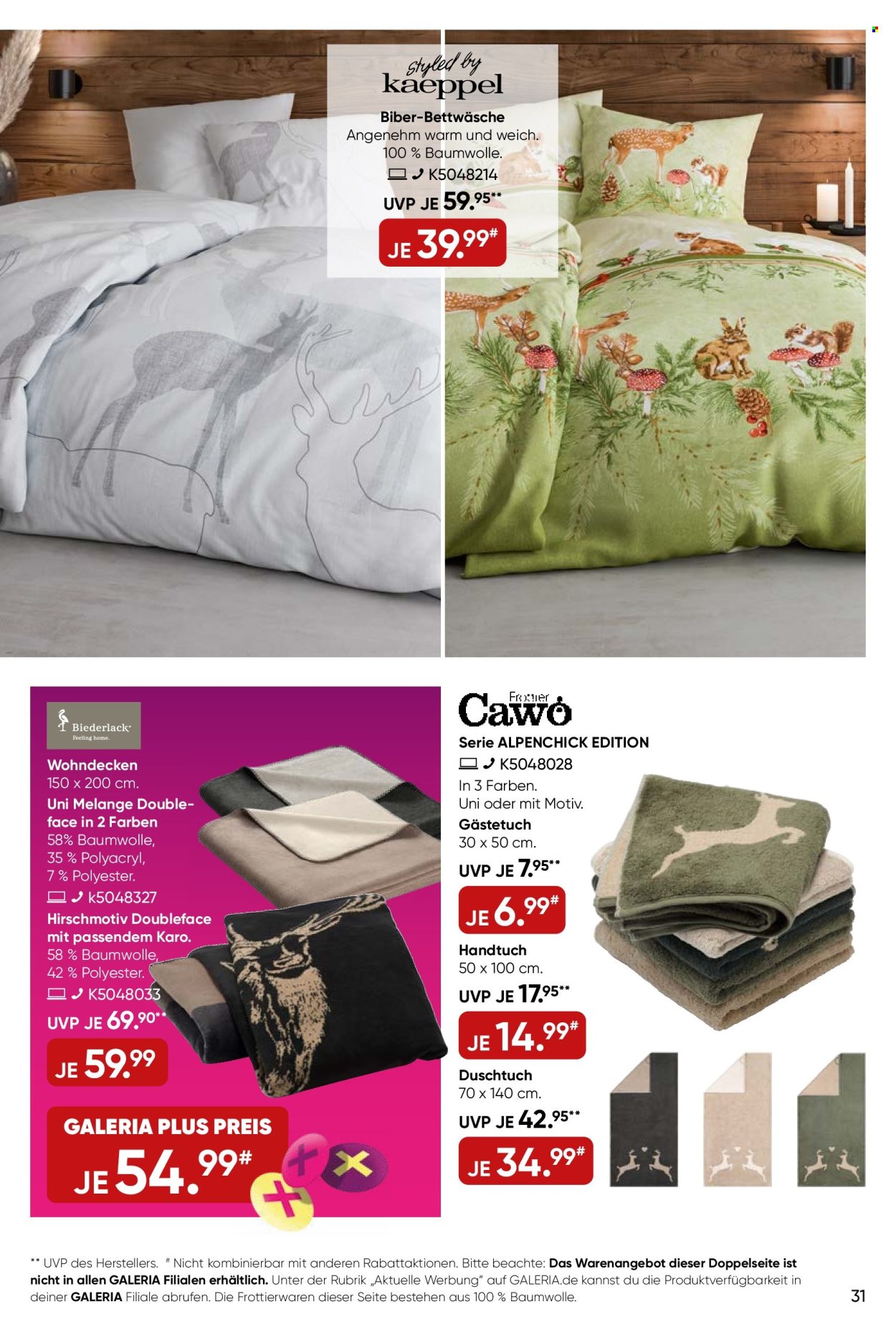 GALERIA Karstadt Kaufhof Prospekte  - 27.08.2025 - 2.09.2025. Seite 31