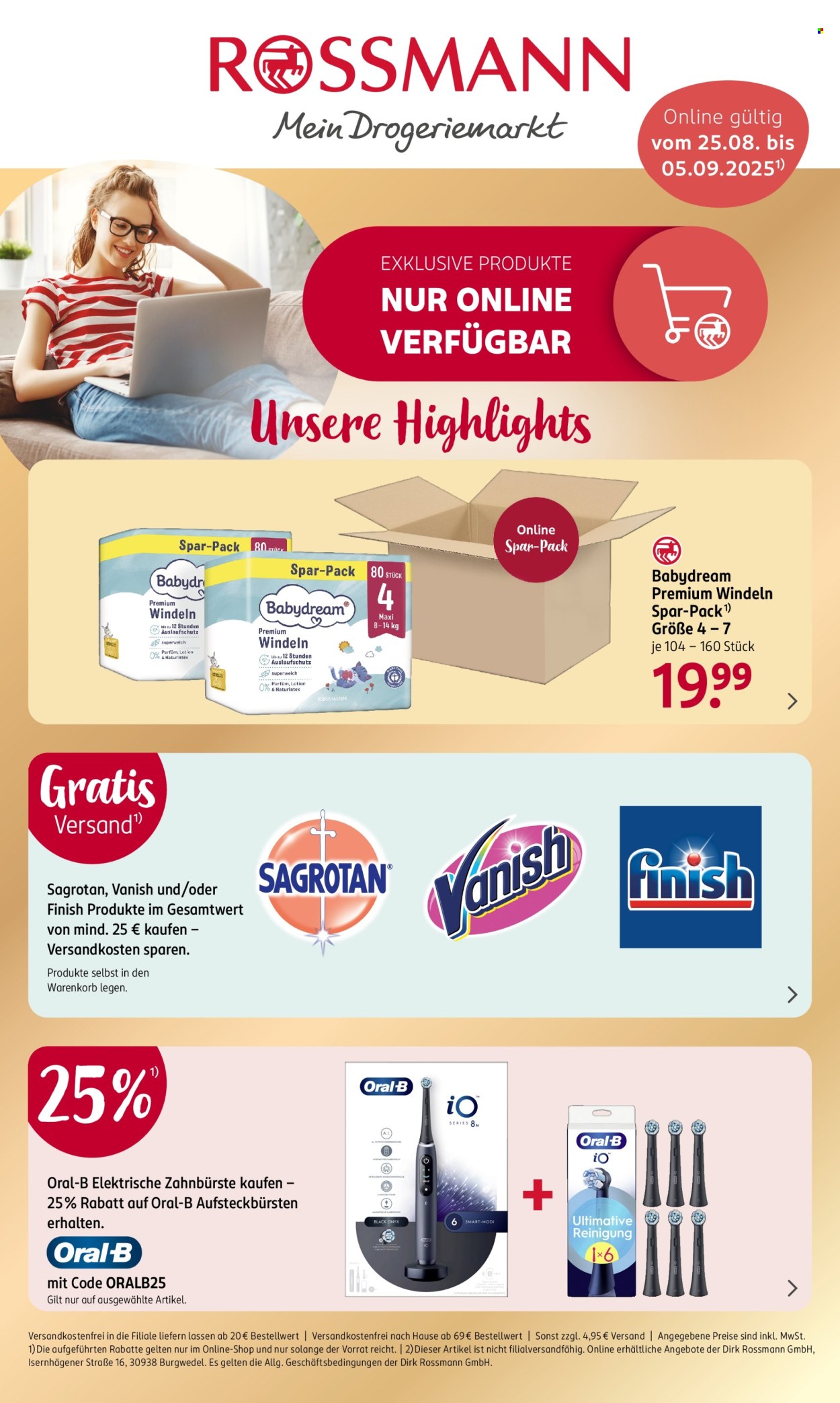 Rossmann Prospekte  - 25.08.2025 - 5.09.2025. Seite 1
