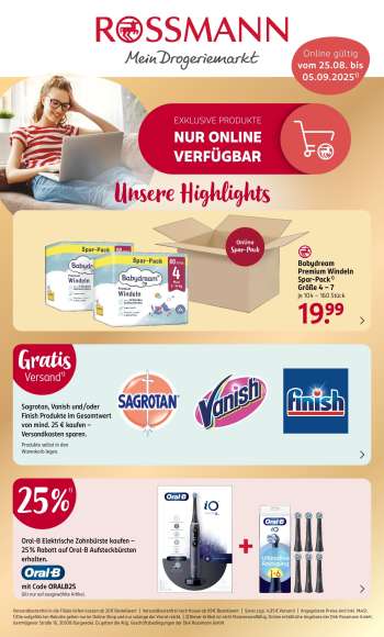 Prospekte Rossmann - 25.08.2025 - 5.09.2025.