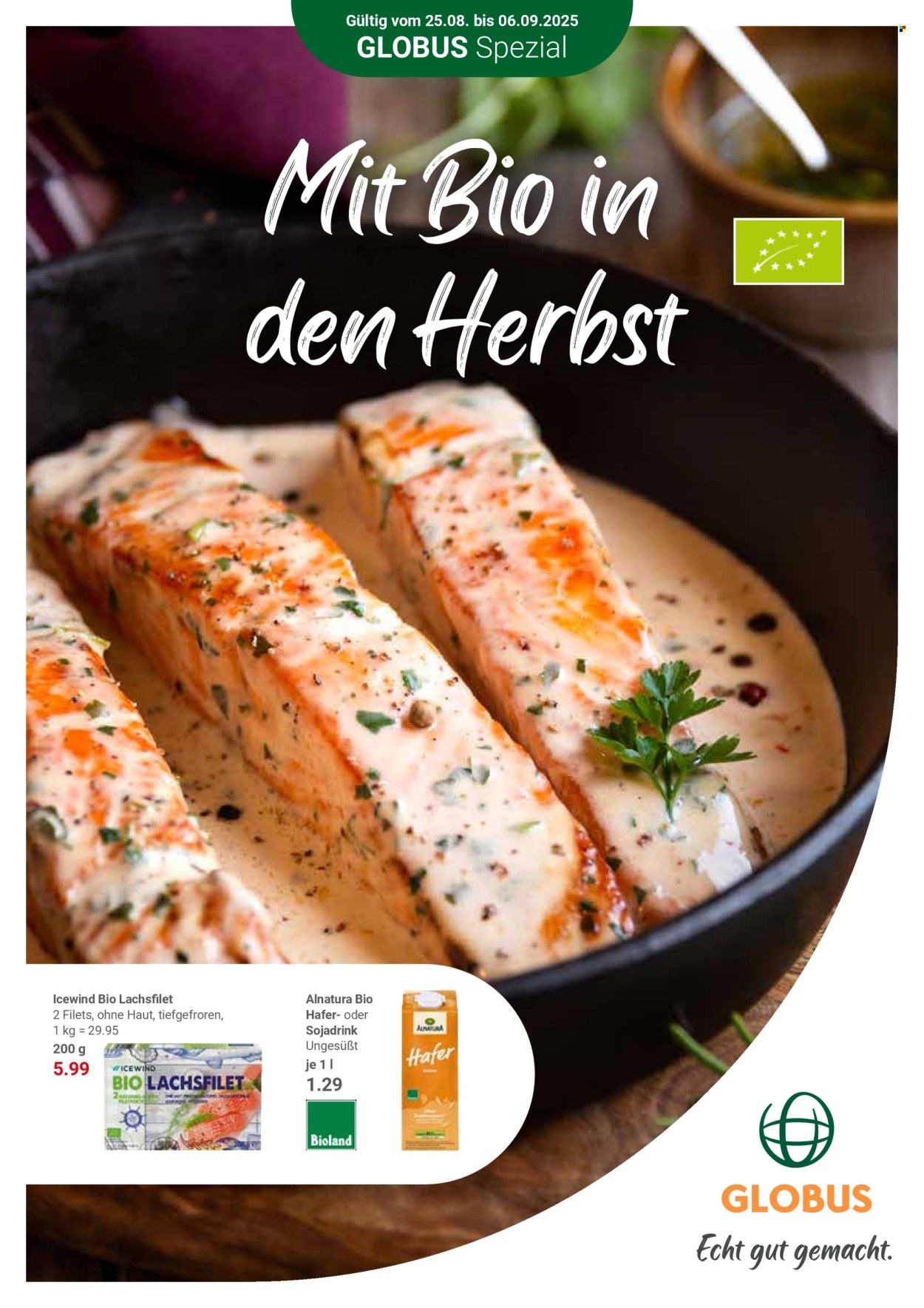 Globus Prospekte  - 25.08.2025 - 6.09.2025. Seite 1